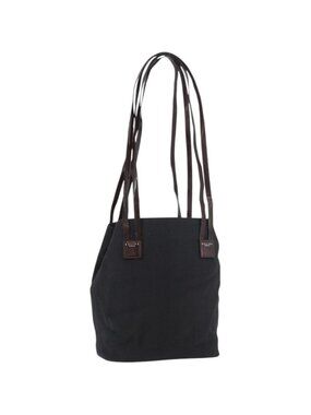 CELINE Tote Bag Canvas Black